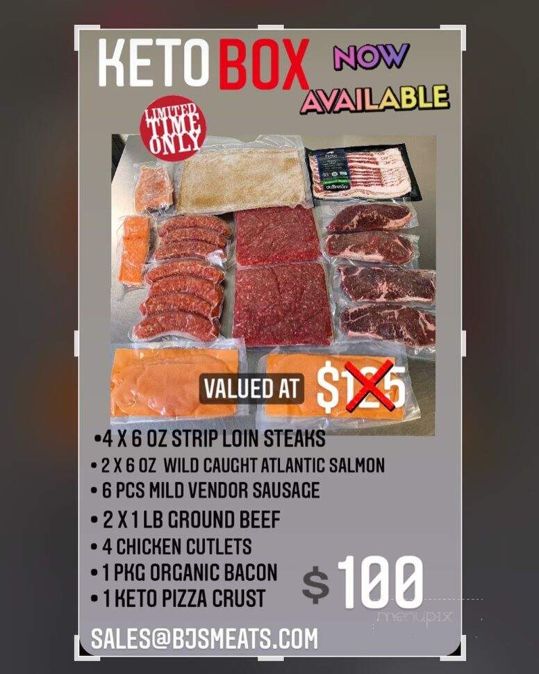 BJS Meats - Toronto, ON menu_pic