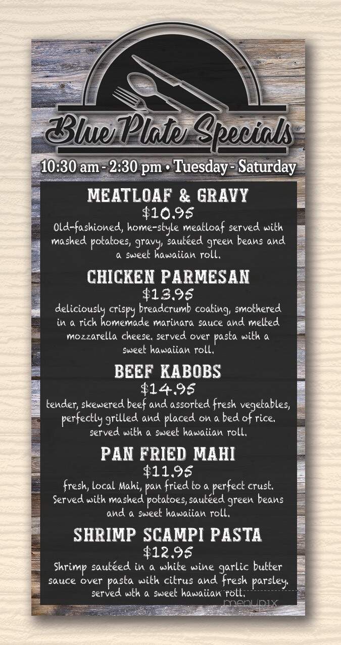 The Wharf 850 - Niceville, FL menu_pic