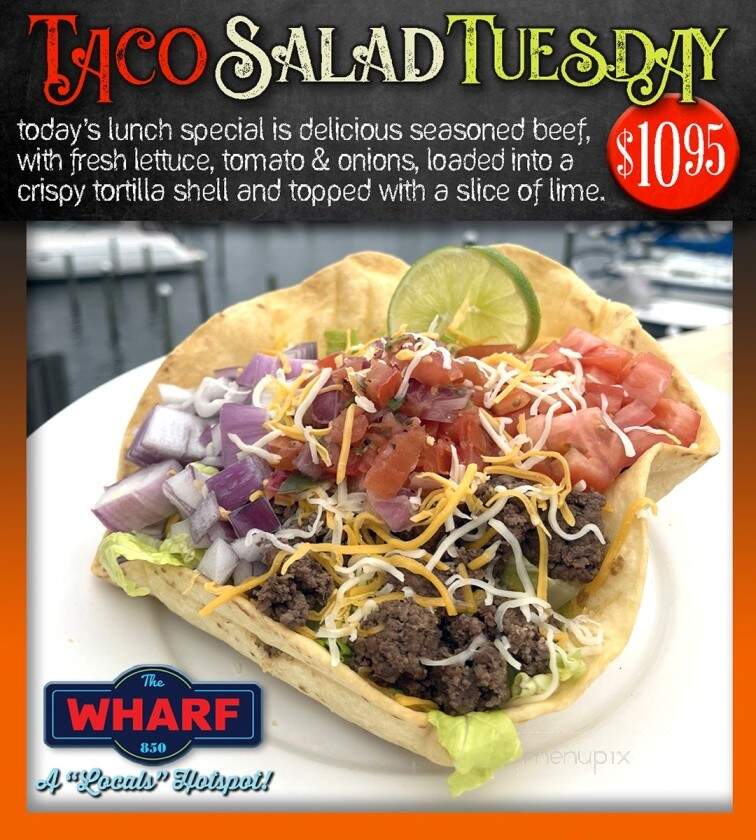 The Wharf 850 - Niceville, FL menu_pic