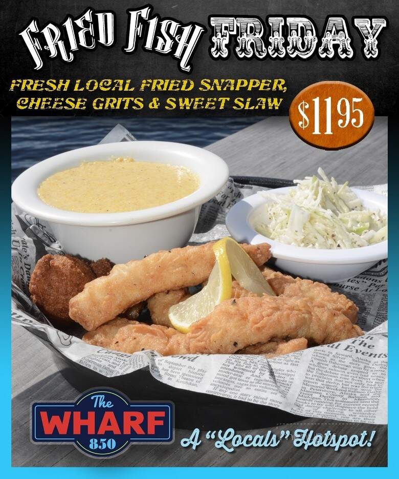 The Wharf 850 - Niceville, FL menu_pic