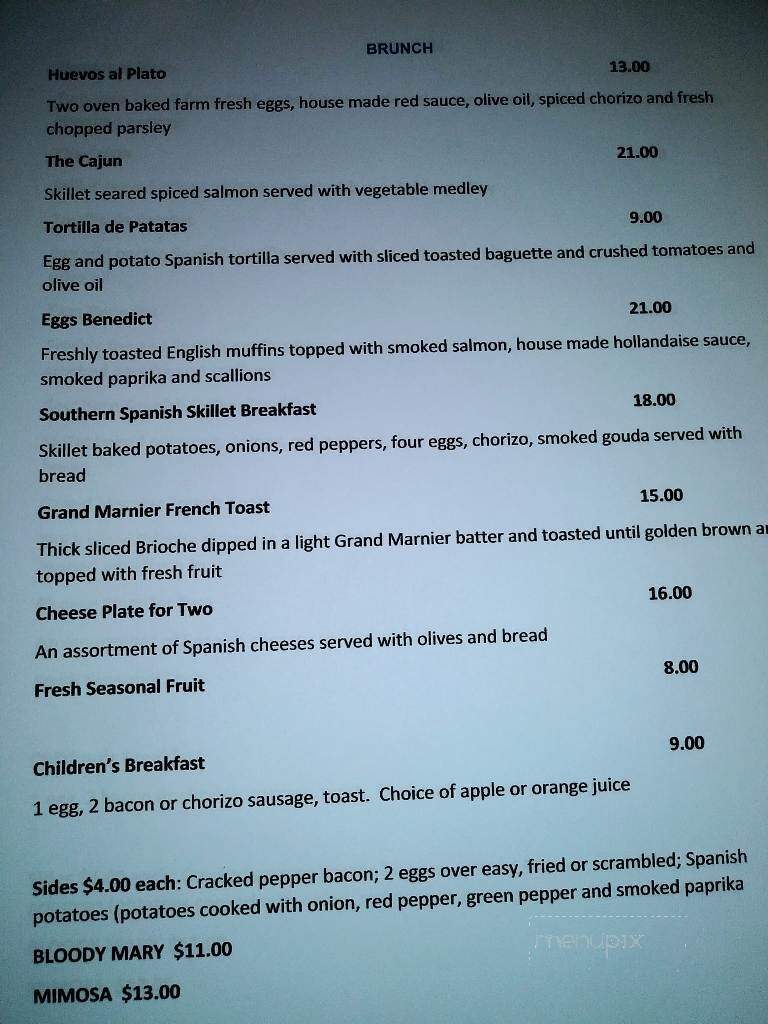 TapasOlogy - Leonardtown, MD menu_pic