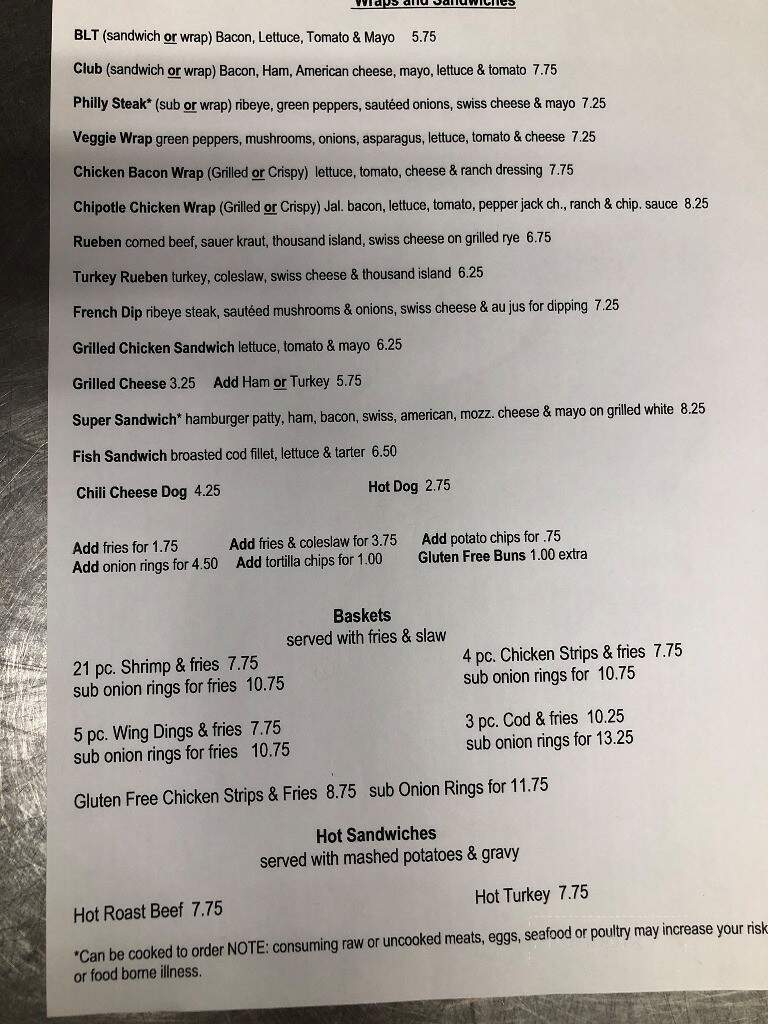 Leona's Restaurant - Vestaburg, MI menu_pic