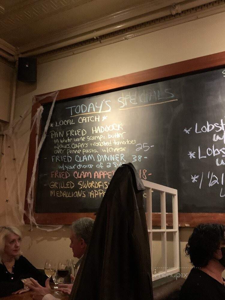 Turner's Seafood at Lyceum Hall - Salem, MA menu_pic