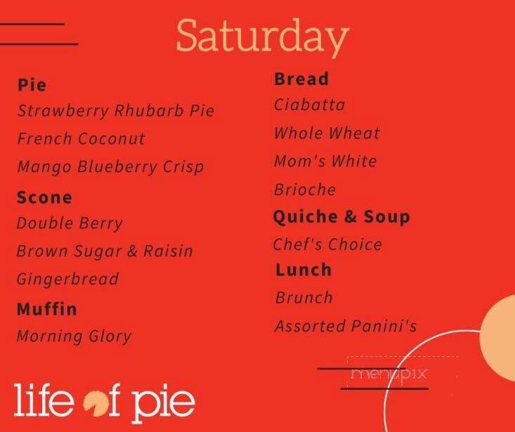 Life of Pie - Ottawa, ON menu_pic