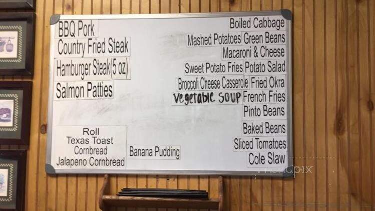Adams Bar-B-Q - Cartersville, GA menu_pic