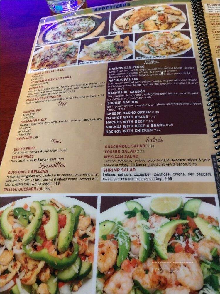San Pedro Mexican Restaurant - Kearney, NE menu_pic
