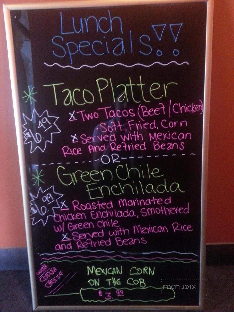 La Paloma Restaurant - Lincoln, NE menu_pic