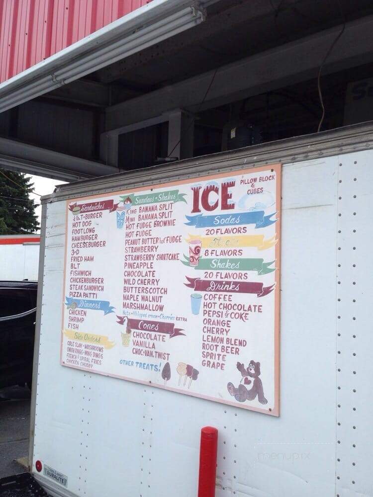 Joe's Drive In - Punxsutawney, PA menu_pic