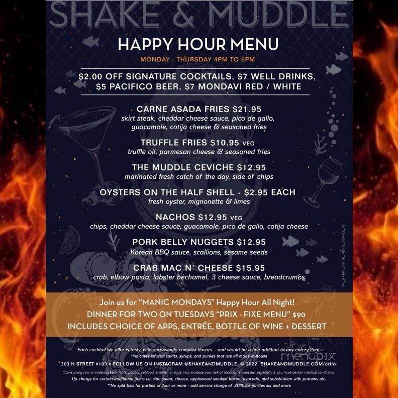 Shake & Muddle - Chula Vista, CA menu_pic