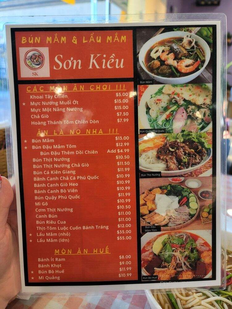 Son Kieu - Westminster, CA menu_pic