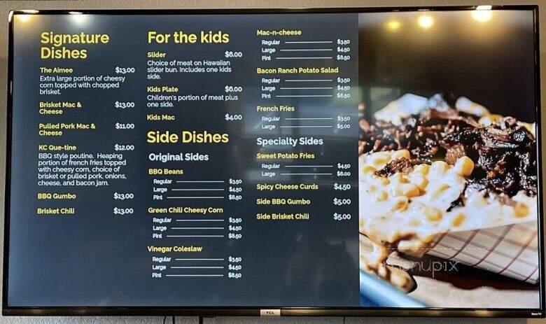 Jousting Pigs BBQ - Kansas City, KS menu_pic
