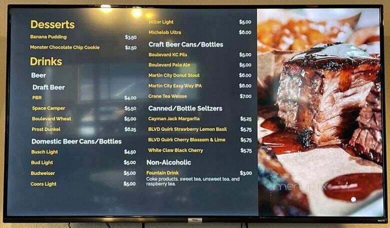 Jousting Pigs BBQ - Kansas City, KS menu_pic