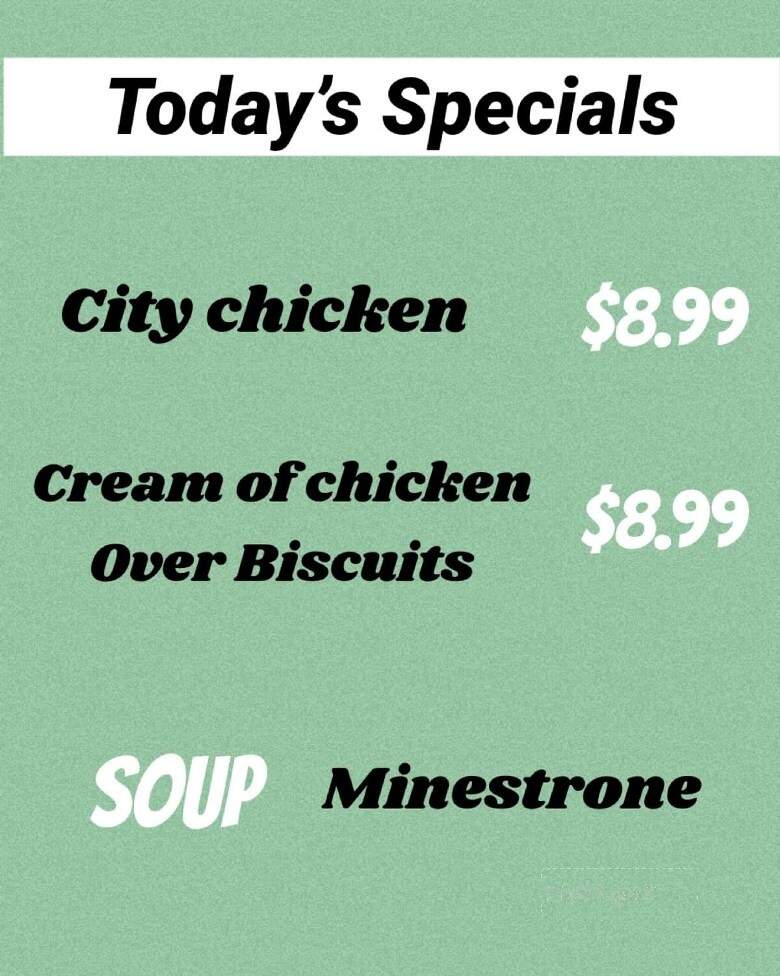 Hazel's Family Restaurant - Elyria, OH menu_pic