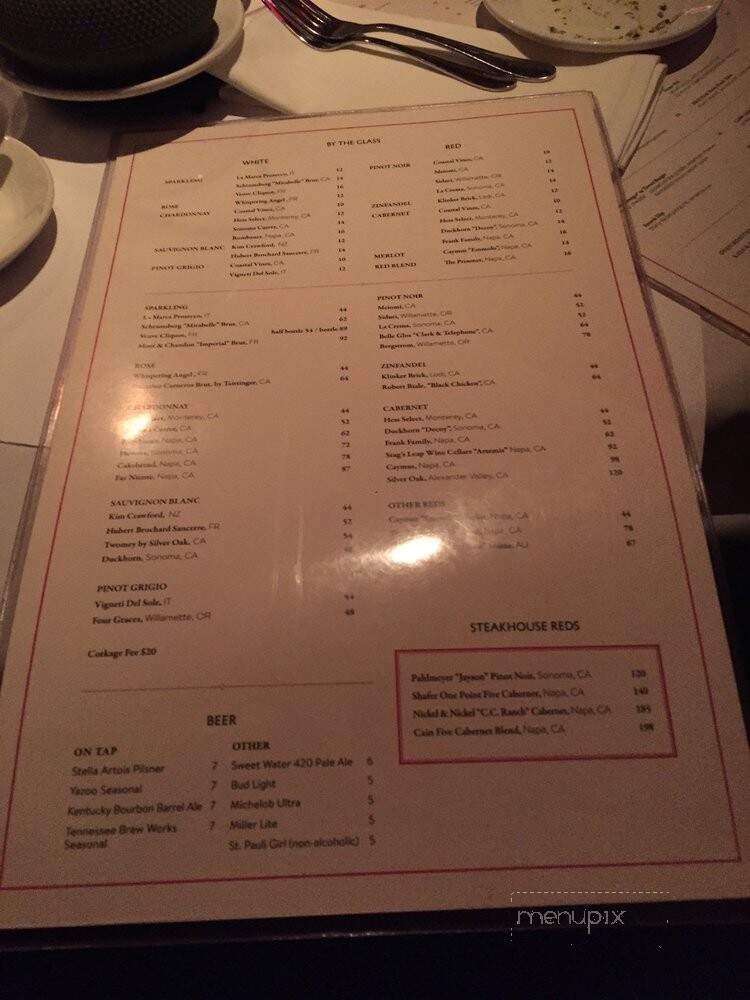 Bricktops - Franklin, TN menu_pic