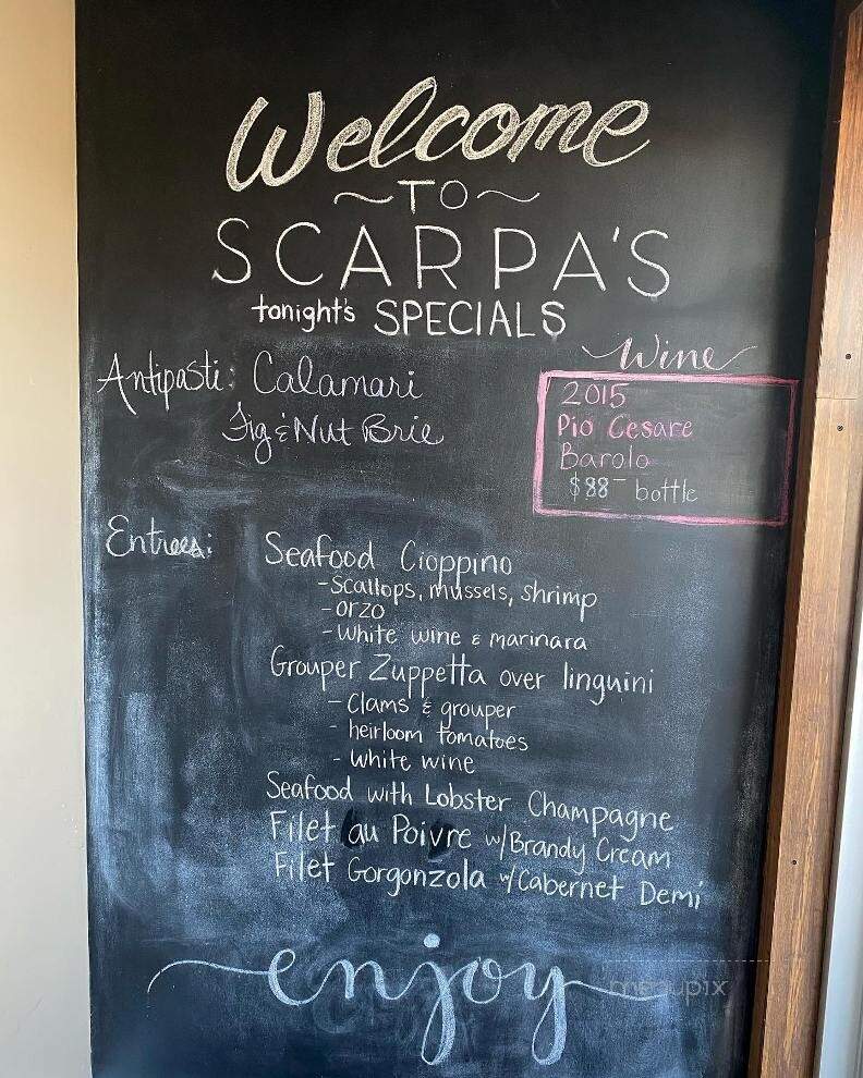 Scarpa's Italian - Lakeland, FL menu_pic
