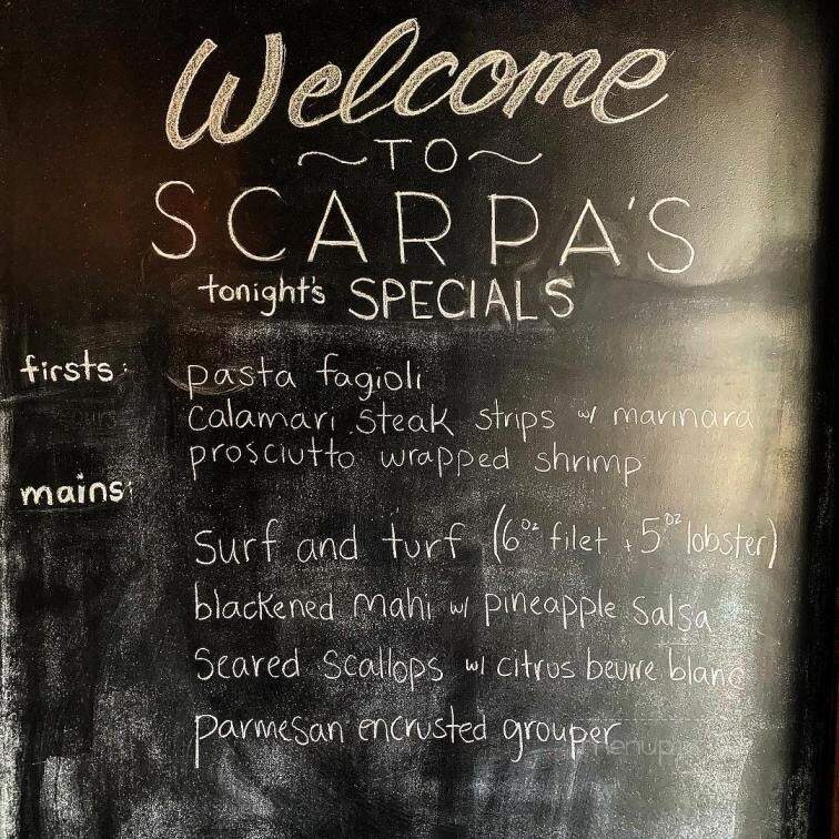 Scarpa's Italian - Lakeland, FL menu_pic