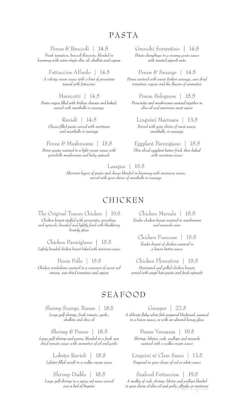 Scarpa's Italian - Lakeland, FL menu_pic