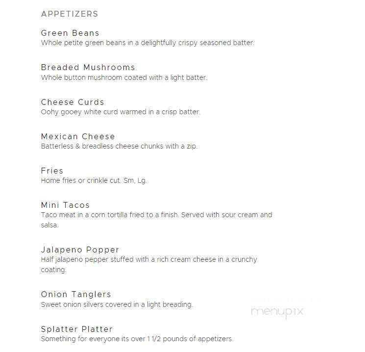 Nancy's Jamar's - Wausau, WI menu_pic