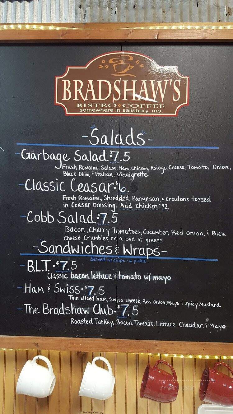 Bradshaws Bistro & Coffee - Salisbury, MO