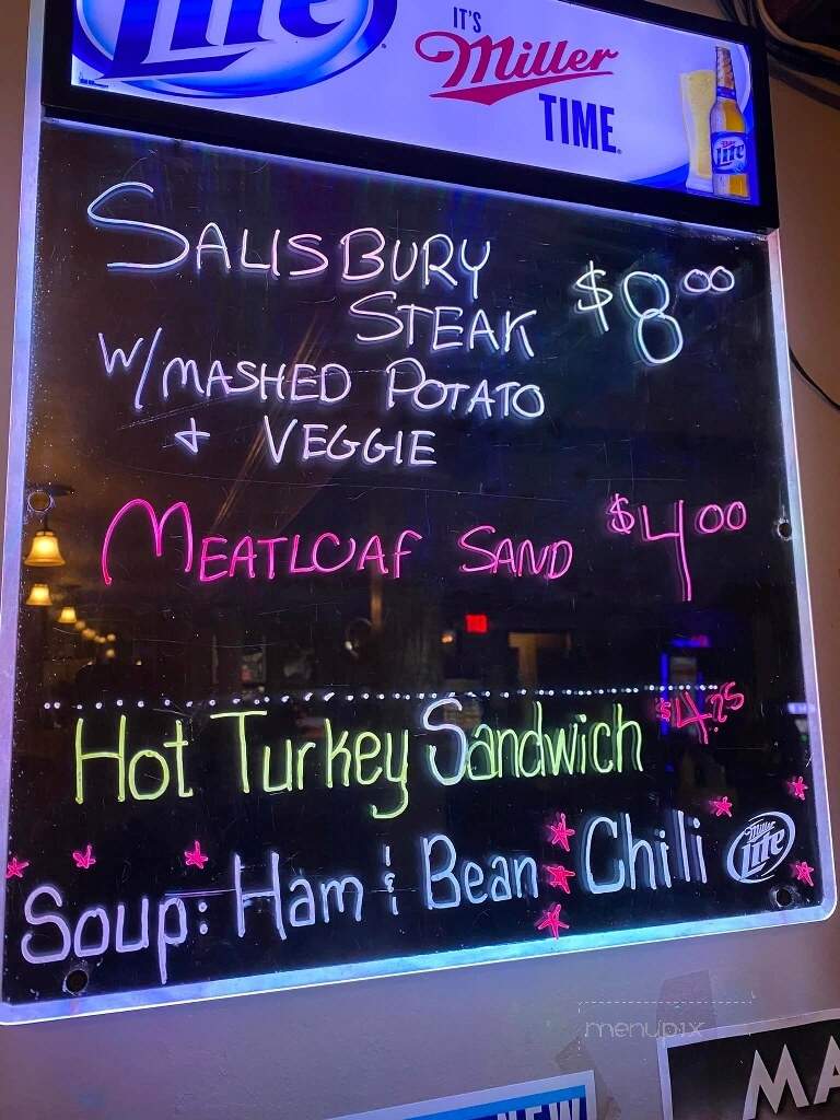 Tommys Bar - Sheboygan, WI menu_pic