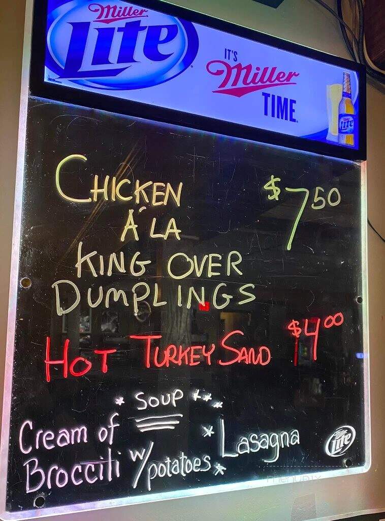 Tommys Bar - Sheboygan, WI menu_pic