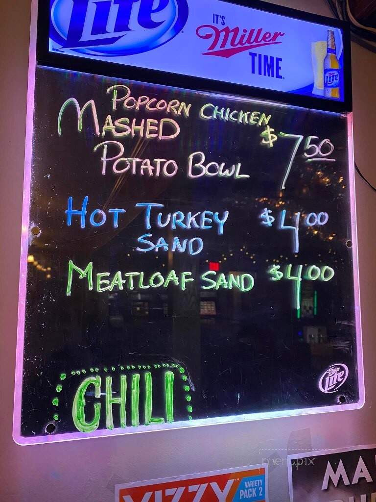 Tommys Bar - Sheboygan, WI menu_pic