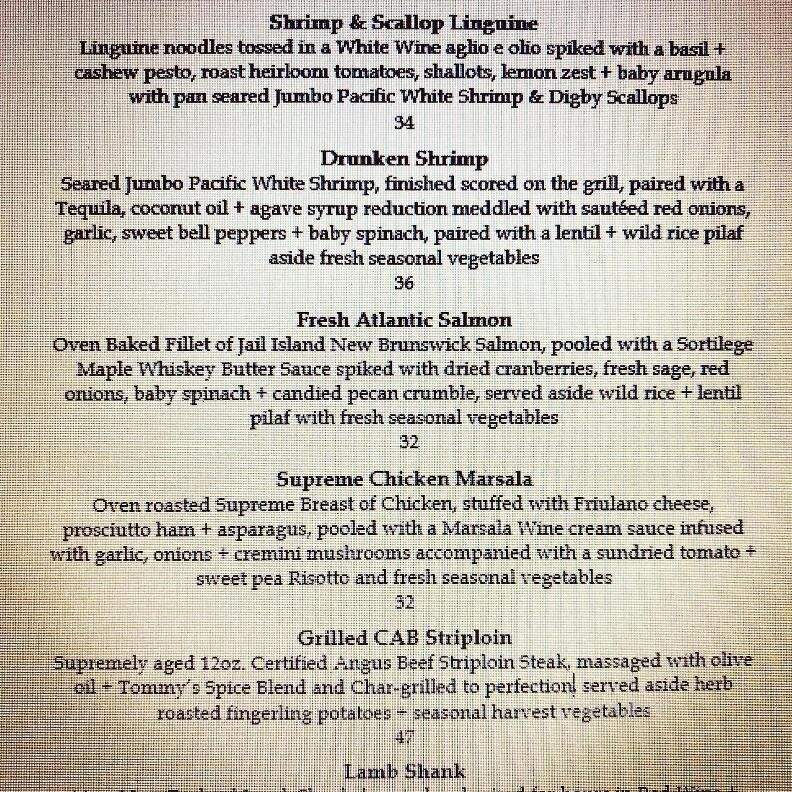 Tommy's Not Here - Greater Sudbury, ON menu_pic
