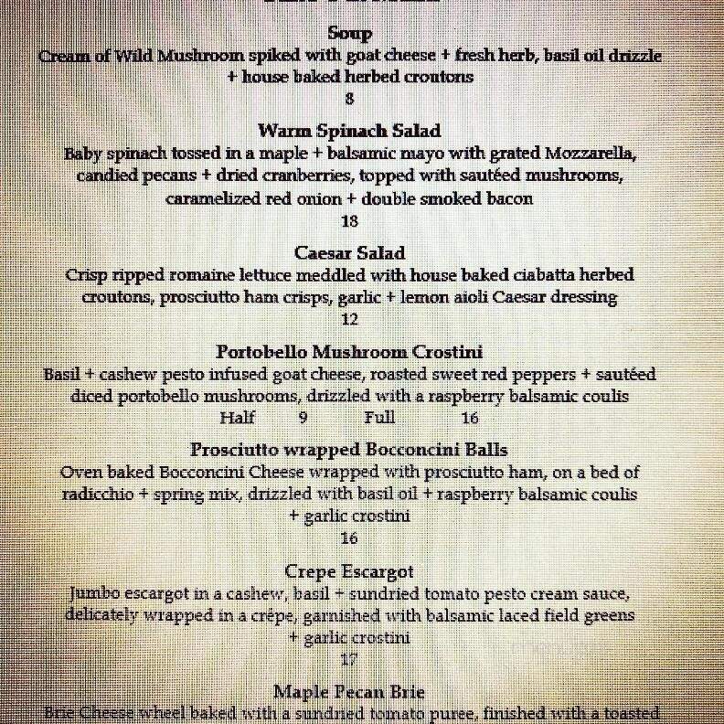 Tommy's Not Here - Greater Sudbury, ON menu_pic