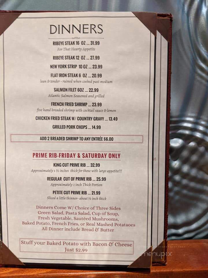 Ken & Dale's Restaurant - Alliance, NE menu_pic