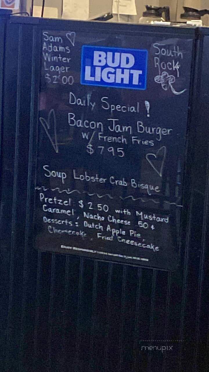 South Rock Grille - Hendersonville, NC menu_pic