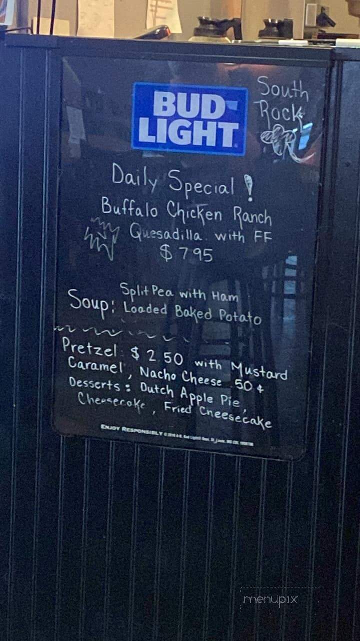 South Rock Grille - Hendersonville, NC menu_pic