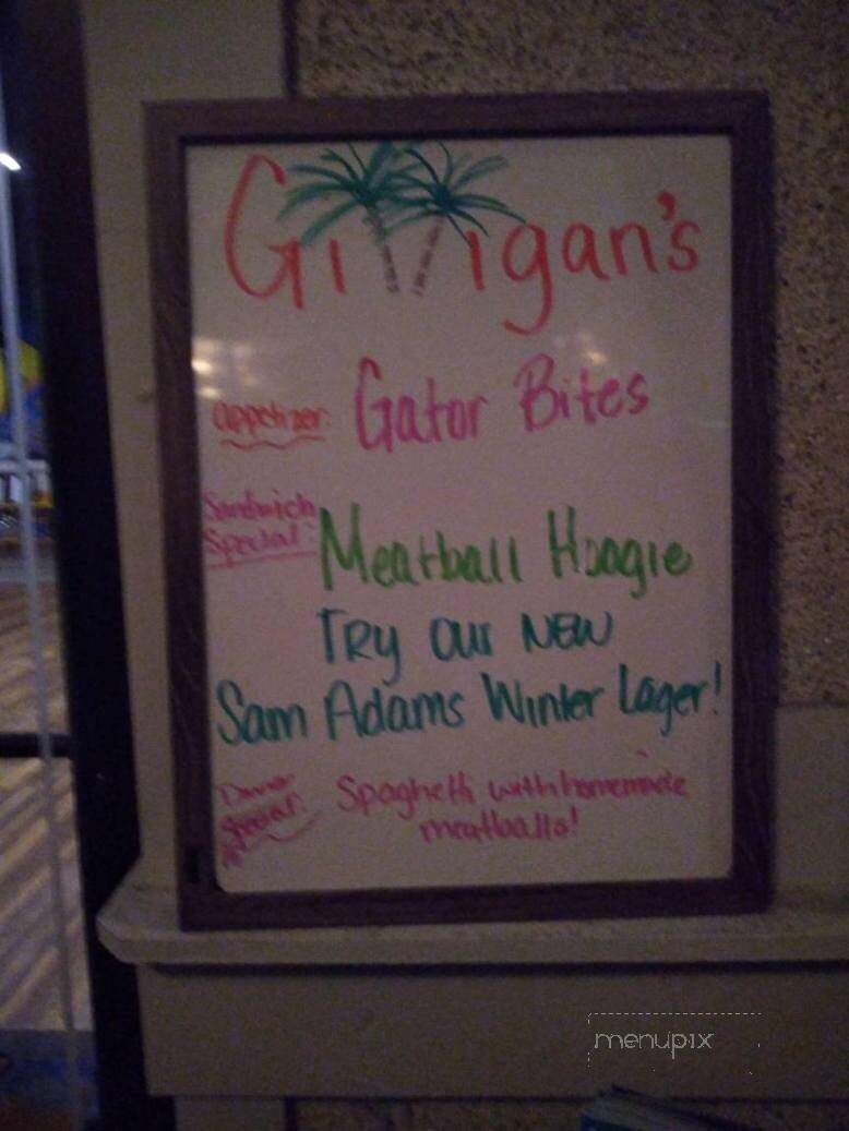 Gilligans - Beaufort, SC menu_pic