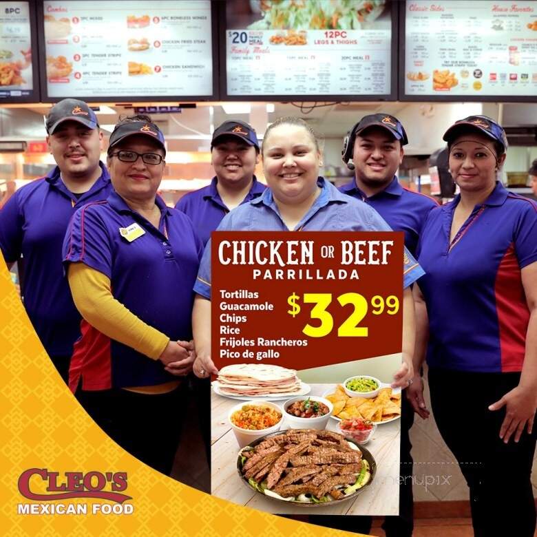 Cleo's Fried Chicken - Carrizo Springs, TX menu_pic