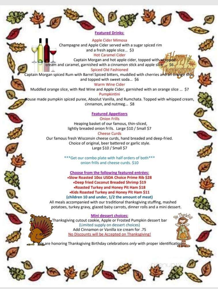 2510 Restaurant - Wausau, WI menu_pic