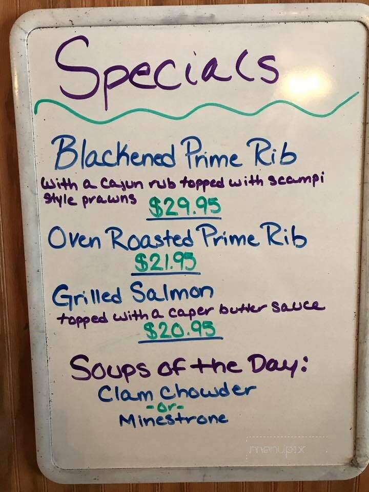 Gus's Steakhouse - Sonora, CA menu_pic