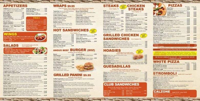 Pizzeria Visco - Chester Springs, PA menu_pic
