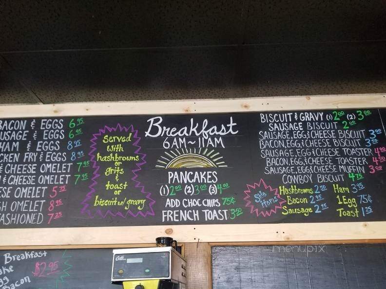 Tim's Place - Duncan, OK menu_pic