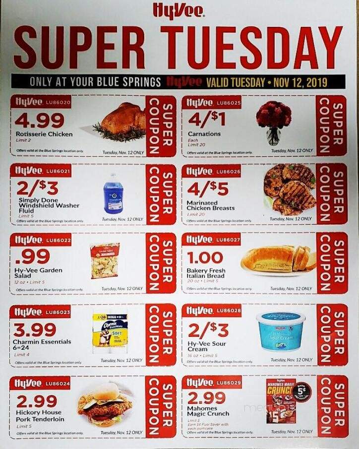 Hy-Vee Market Grill - Blue Springs, MO menu_pic