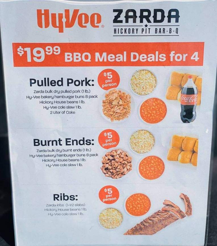 Hy-Vee Market Grill - Blue Springs, MO menu_pic