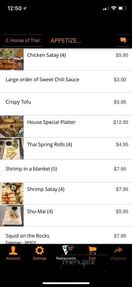 My Thai - Cookeville, TN menu_pic