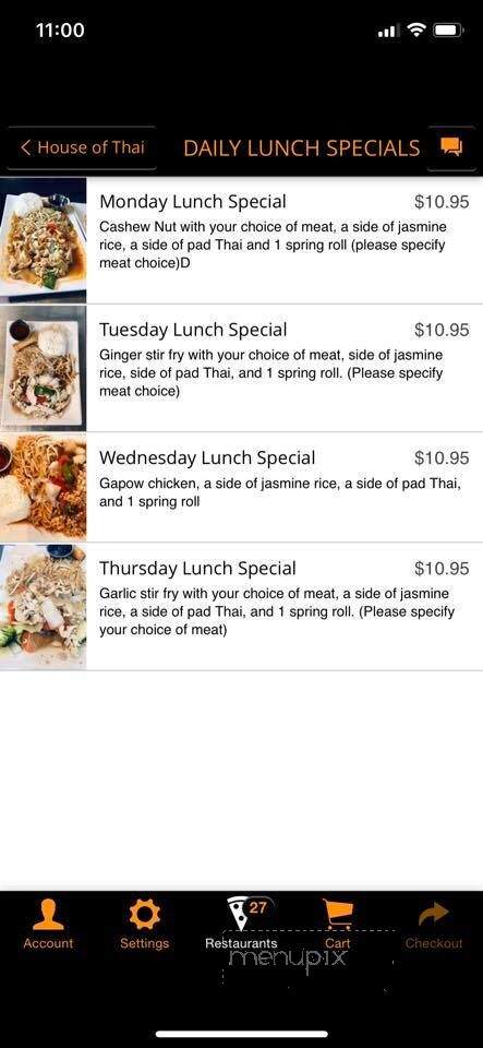 My Thai - Cookeville, TN menu_pic