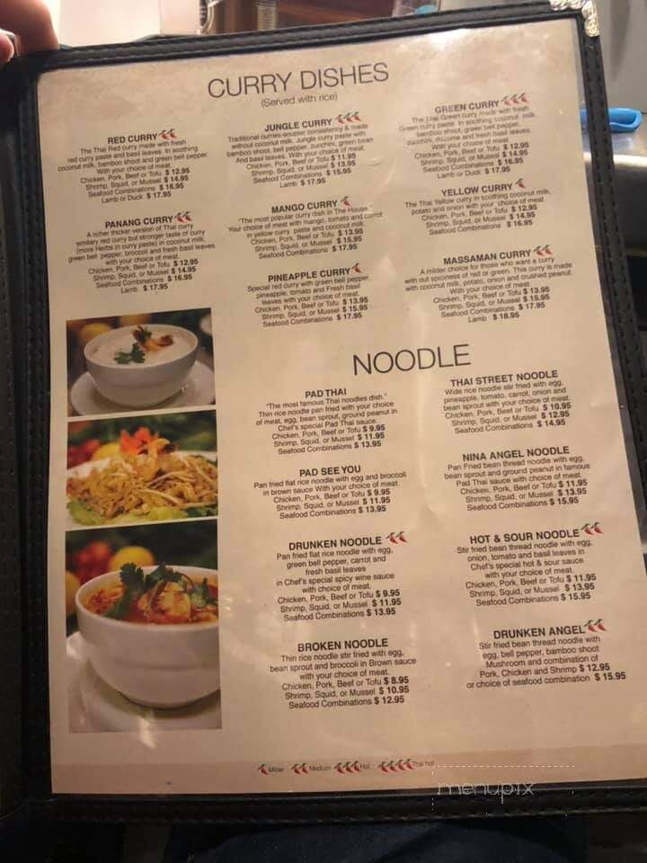 My Thai - Cookeville, TN menu_pic