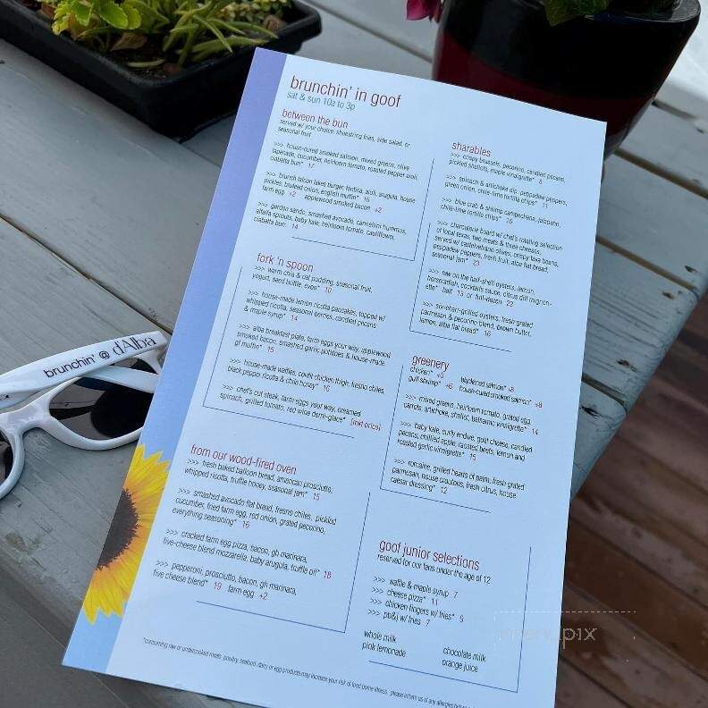 D'Alba - Houston, TX menu_pic