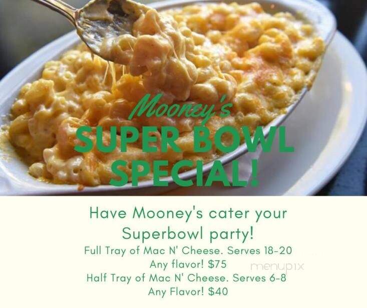 Mooney's Sport Bar & Grill - Athens, PA menu_pic