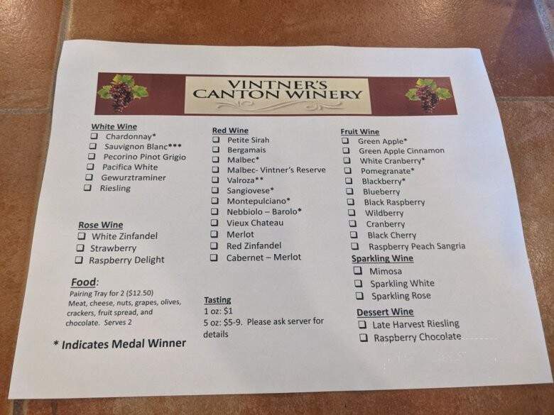 Vintner's Canton Winery - Canton, MI