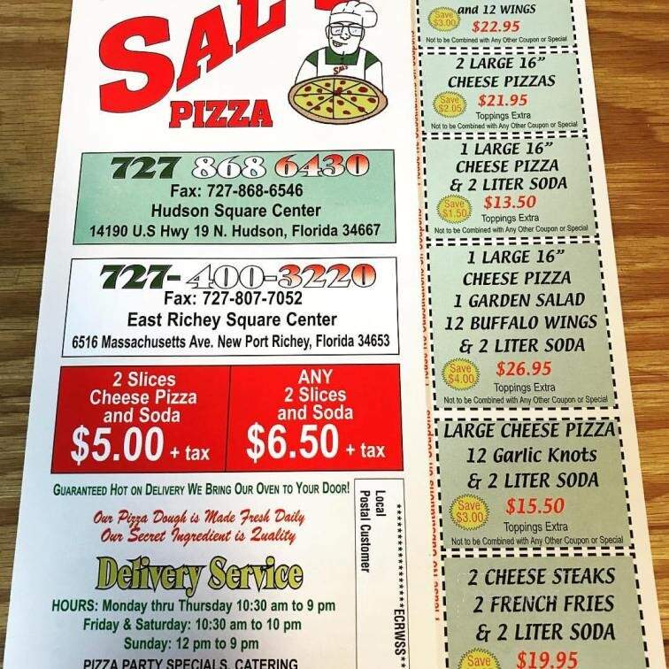 Famous Sal's Pizza - Hudson, FL