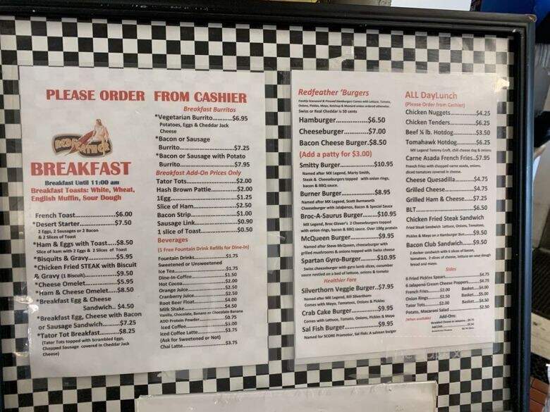 Red Feather Offroad Market And Cafe - Ocotillo, CA menu_pic
