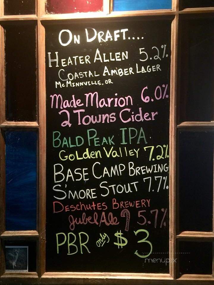 Wildwood Hotel and Restaurant - Willamina, OR menu_pic