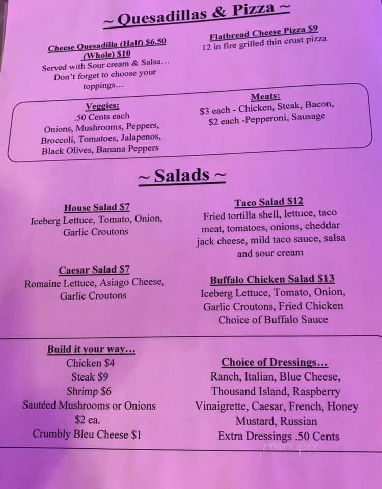 Driveway Inn - Fulton, NY menu_pic