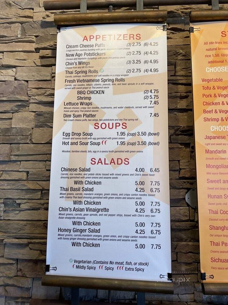 Chin's Asia Fresh - Middleton, WI menu_pic